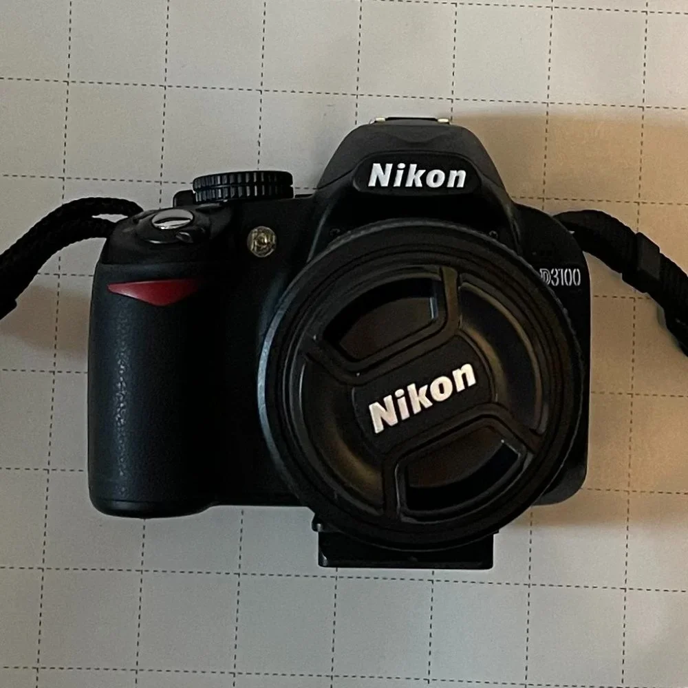 NIKON D3100 CAMERA + NIKON Lens + Camera Bag